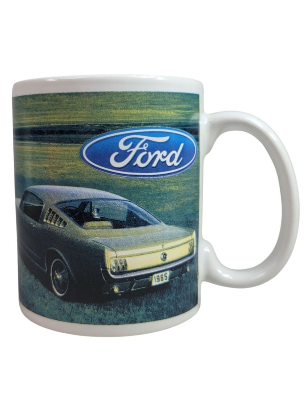 Ford Mustang Car Mug 1965 License Plate 10oz Classic Sport Official Licensed VTG